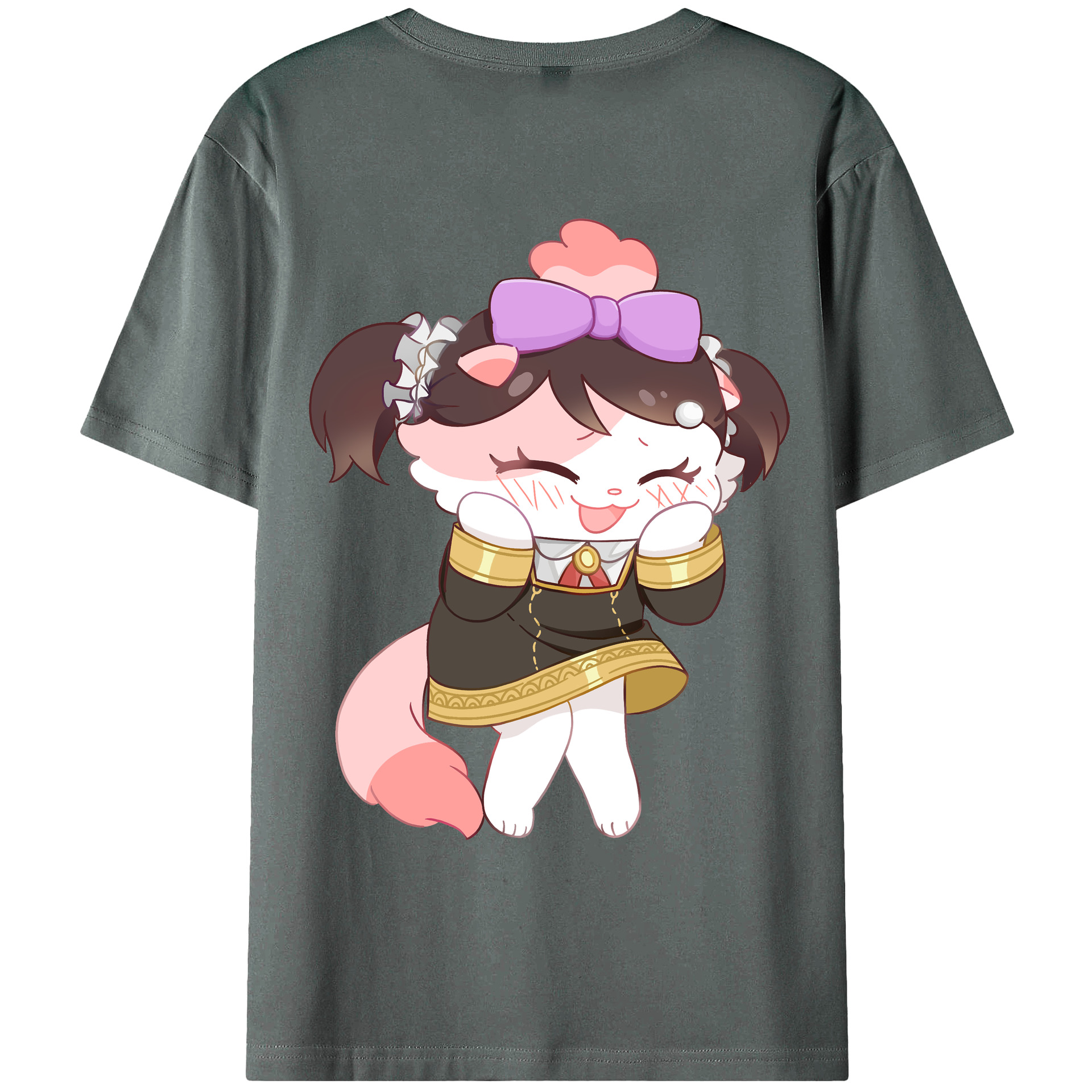（画像用） SPY×FAMILY间谍家家酒 綿100％ メンズ半袖Tシャツ（バックプリント） 通気性